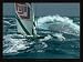 Ocean Racing Art Poster Print by Gilles Martin-Raget, 32x24