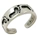 Toe Sterling Silver Ring Footprints