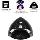 MelodySusie&reg; High Quality Portable 24W LED Lamp Light Acrylic Nail Dryer CURING Light Quick Dry, with Timmer Setting 15s/30s/60s