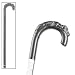 Grey Hound Dog Sword Cane 35