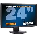 Iiyama PL B2409HDS-B1 60,9 cm (24 Zoll) Widescreen TFT Monitor HDMI, DVI-D, VGA (Kontrastverh�ltnis 20000:1, Reaktionszeit 2ms) schwarz