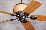 Emerson Ceiling Fans CF680ORB Westfield Ceiling Fan in Oil Rubbed Bronze with All Weather Aged Pi...