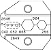 Paladin Tools 2649 HDTV BNC/TNC CATV F True 75ohm RG59/6 Die For CrimpALL 8000 and 1300 Series