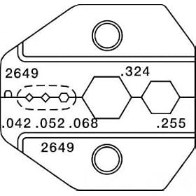 Click here to buy Paladin 2649 75 ohm HDTV Die Set RG59, RG6, 1694A, 8281 by Paladin Tools.