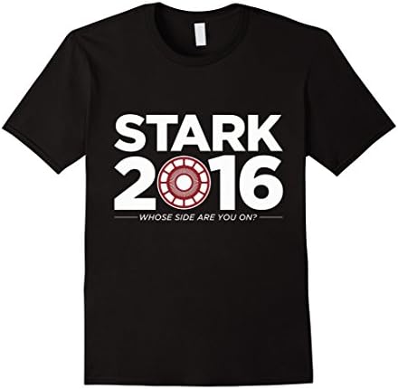 Men's Stark 2016 Shirt - Team Stark T Shirt (Full Color) Large Black