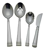Waterford Lismore Nouveau Stainless Steel Flatware 4 Piece Hostess Set