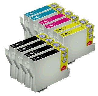 10-Packs Compatible Inkjet Cartridges For Epson STYLUS C88 / CX3800 / CX3810 / CX4200 / CX4800 / CX5800F / CX7800