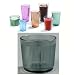 Carlisle 9 oz Old Fashion Crystalon Stack All Ribbed Texture Break-Resistant SAN / Color: Jade / Quantity: One Dozen (12)