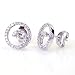 0.31 Carat 14KWG Diamond Spiral Earrings