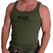 Mens Pig Graphic Hot Tank Top