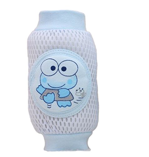 Why Should You Buy Blackcell Infant Toddler Baby Knee Pad Crawling Safety Protector (Frog blue)