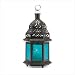 41NNP83XBNL. SL75  Lantern with Blue Glass   Style 37437