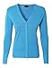 makeitmint Women's Basic Solid V-Neck Long Sleeve Cardigan