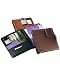 Millennium Leather Genuine Leather 1 in. 3-Ring Binder w/ Calculator