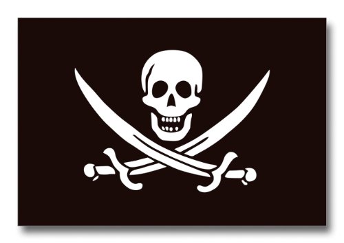 世界の国旗ポストカードシリーズ ＜旗＞ 海賊旗C Flags of the world POST CARD <FLAG> Jolly Roger