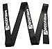 WODFitters Floss Bands for Compression Tack & Flossing, Mobility & Recovery WODs - 2 Pack with Carrying Case (Regular Strength - Black with Logo, 2 Pack)