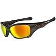 Oakley Pit Bull Men's Active Sports Sunglasses - Gunmetal FMJ/Fire Iridium