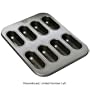 Amco 8 Cup Eclair Pan, each 4.5" x 1.75" x 1.5"
