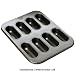 Amco 8 Cup Eclair Pan, each 4.5" x 1.75" x 1.5"