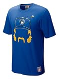 Milwaukee Brewers Royal Nike Cooperstown Hair-itage Robin Yount Player Tee
