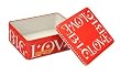 Emma Bridgewater Big Love Deep Rectangular Tin, Red