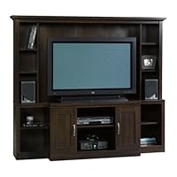 Sauder Large Entertainment Center in Cinnamon Cherry