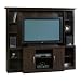 Sauder Large Entertainment Center in Cinnamon Cherry