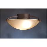 Kichler Tannery Bronze Medium Semi-Flush Ceiling Light
