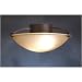 Kichler Tannery Bronze Medium Semi-Flush Ceiling Light