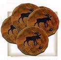 Moose Coasters Set of 4