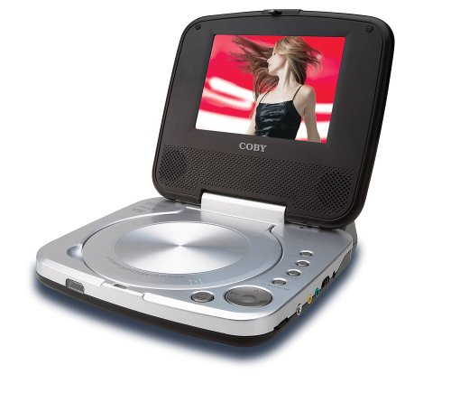 Coby TF-DVD5005 5" Portable DVD Player with Swivel Screen