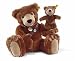 Steiff Father and Son Grizzly Bear Set - Brown