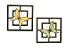 Butterfly Wall Decor Plaque Set of 2