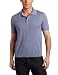 Perry Ellis Men's Short Sleeve Polo with Tipping, Stonewash, XX-Large