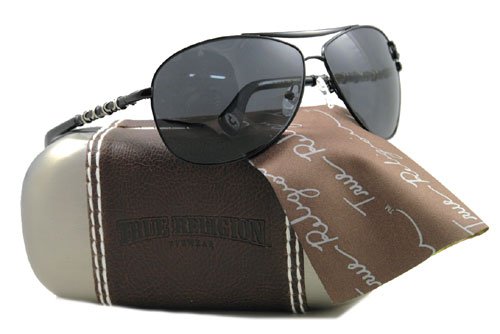 41NNaQhEBDL AUTHENTIC TRUE RELIGION SUNGLASSES TR MONTANA MBSS BLACK AVIATOR