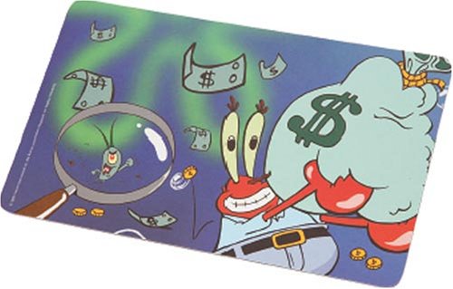 United Labels 0112229 - SpongeBob-Frühstücksbrett aus Resopal 23,5 x 14,5 cm