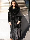 CHIC NEW RANCH MINK FUR COAT sz8 #10586