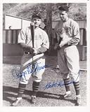 Riggs Stephenson and Babe Herman Autographed Chicago Cubs 8x10 RARE Photo - Deceased