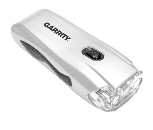 Garrity Power Lite 3 LED Crank Light (Titanium Silver/Black)