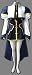 Japanese Anime Magical Girl Lyrical Nanoha Cosplay Costume - Hayate Yagami Combat Uniform 1st Versio