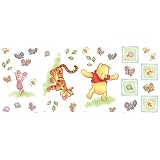 Blue Mountain Wallcoverings GAPP1781 Lazy Daze Pooh Self-Stick Wall Appliqués