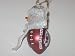 KANSAS CITY CHIEFS 2.75 Snowman with Scarf Touchdown Football CHRISTMAS ORNAMENT