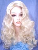 CASSIE Big Bouncy Waves Wig #613A WHITE BLONDE by MONA LISA