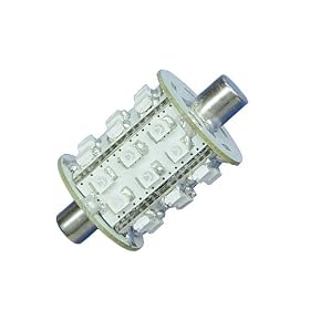 Barrel Aquasignal Festoon Flat ends festoon,43mm,30-SMD3528 LED White ,10-30V DC, 1448WH