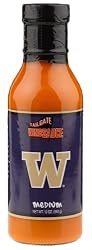 Tailgate University of Washington Tailgate Medium Wing Sauce, 12-Ounce Glass Bottles (Pack of 6)