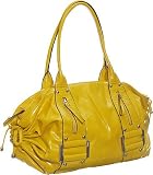 Oversized ''Claudette'' Satchel - Dark Fuchsia, Bronze, Black or Mustard Yellow