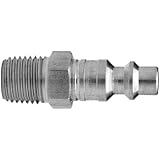 Dixon Valve DCP1703 Steel Air Chief Industrial Interchange Air Fitting, Quick-Connect Plug, 1/2" Coupler x 3/8" NPT Male Thread, 150 CFM Flow Rating