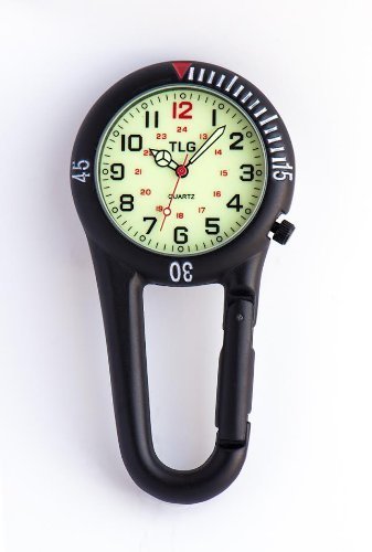 Paramedic Nurses Doctors Nite Glow Luminous Clip on Fob Watch