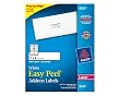 Laser Labels, Mailing,1"x4", 2000/BX, White