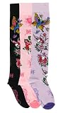 ED HARDY Christian Audigier Knee High Womens Socks